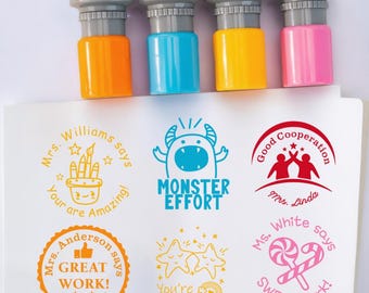 Personalized Teacher Stamp | Teacher Stamper | Personalized Teacher Gift | Classroom Teacher Stamp | Custom Teacher Stamp | Gift for Teacher
