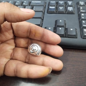 925 Sterling silver ring, couch Shell Ring, sterling silver ring, Gift For Hem, Wedding Ring, Beautiful Mom Gift Ring, Handmade Jewelry Ring