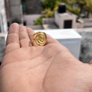 925 Sterling Silver Spiral Ring | Handmade Minimalist Jewelry | Swirl Ring for Women | Unique Gift for Her | Birthday & Mother’s Day Jewelry