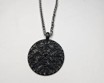Vegvisir Viking Compass Pendant Necklace