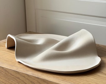 Handmade ceramics stoneware charcuterie board matte glaze