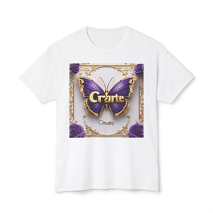 Elegant Butterfly Graphic T-Shirt, Floral Design T-Shirt, Birthday Gift, Nature Lover T-Shirt, Stylish Casual Wear, Unique Graphic Tee