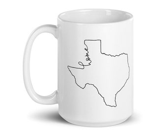 Texas Is Home, Texas proud mug