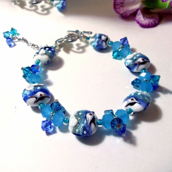 Blue sea mist paradise bracelet