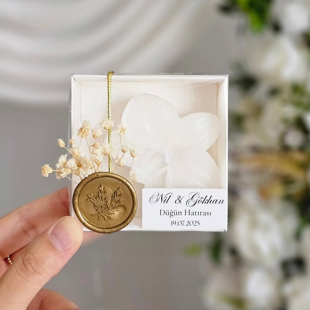 Orchid Candle Soy Wax | Bridal Shower Favors | Wedding Guest Favors ...