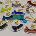 Fused Glass Snowman Ornament