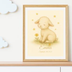 Jungfrau Sternzeichen Poster | Bearbeitbarer Babyname & Datum | Kinderzimmer Wand Kunst | Baby-Dusche-Geschenk | Digitales Canva Template