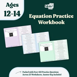 Mathematik - Formel-Übungsheft für Kinder von 12 bis 14 Jahren; Über 450 Übungsfragen auf 250 Arbeitsblättern für die Klassen 7 und 8
