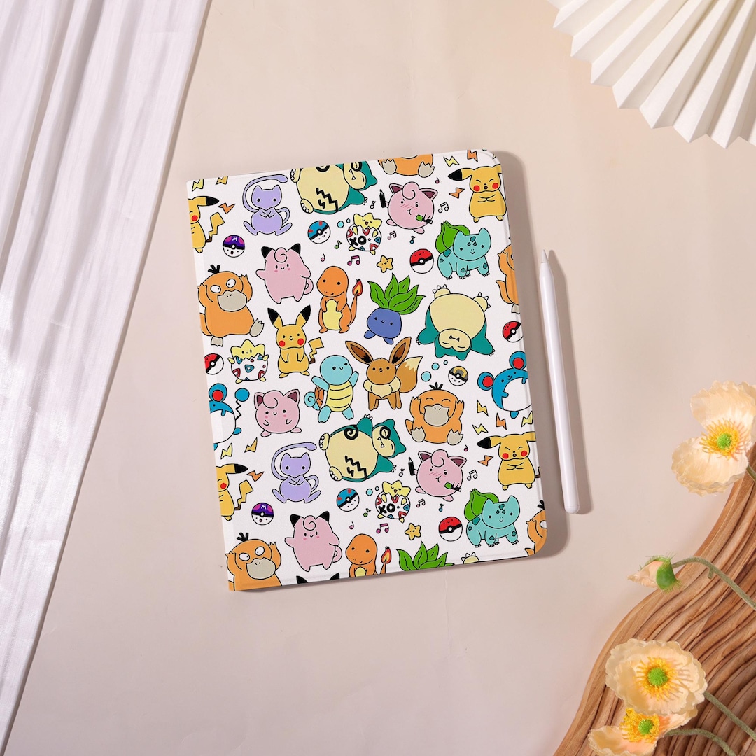 Pokémon iPad Case With Pen Slot,ipad Air 8/7/6 2026,ipad A16 Case