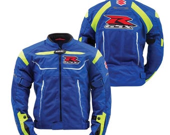Motorbike Suzuki GSXR Leather Jacket Motorcycle Racing Biker Jackets Replica