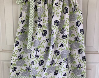 Free Shipping, OOAK, pillowcase dress, size 5, sun dress, summer dress