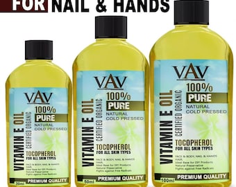 Natural Vitamin E Oil: Anti-Aging Skin & Hair Moisturizer