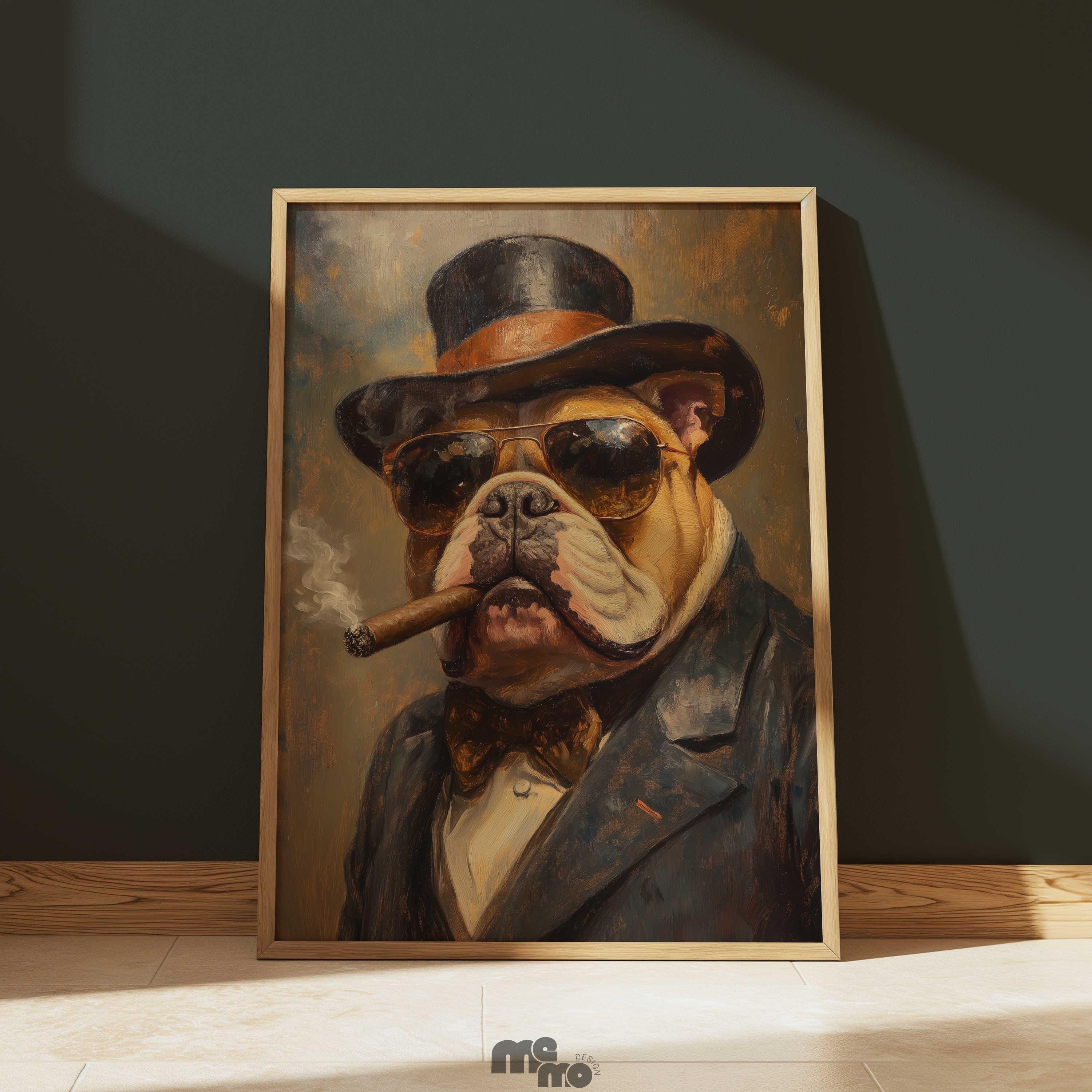 Bulldog Smoking Cigar Canada