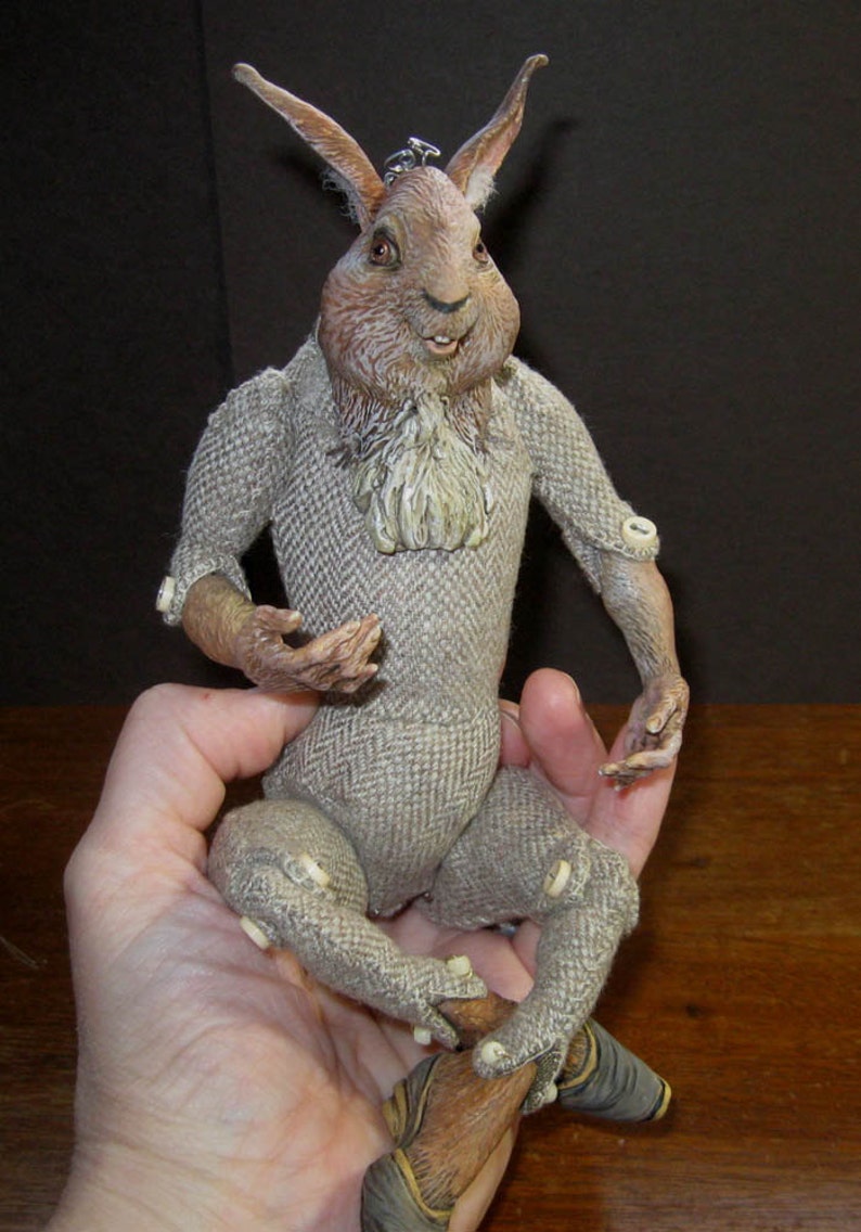 PDF Pattern A and Instructions for Doters Style Jointed Cloth Doll Body image 4