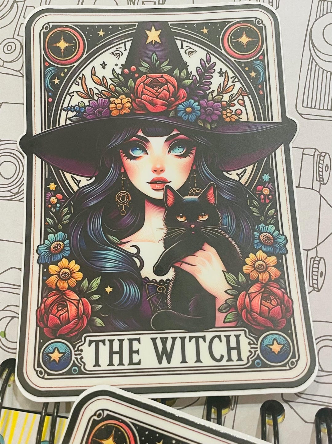 The Witch ~ Tarot Style and She is a Beauty *).waterproof Sticker ...