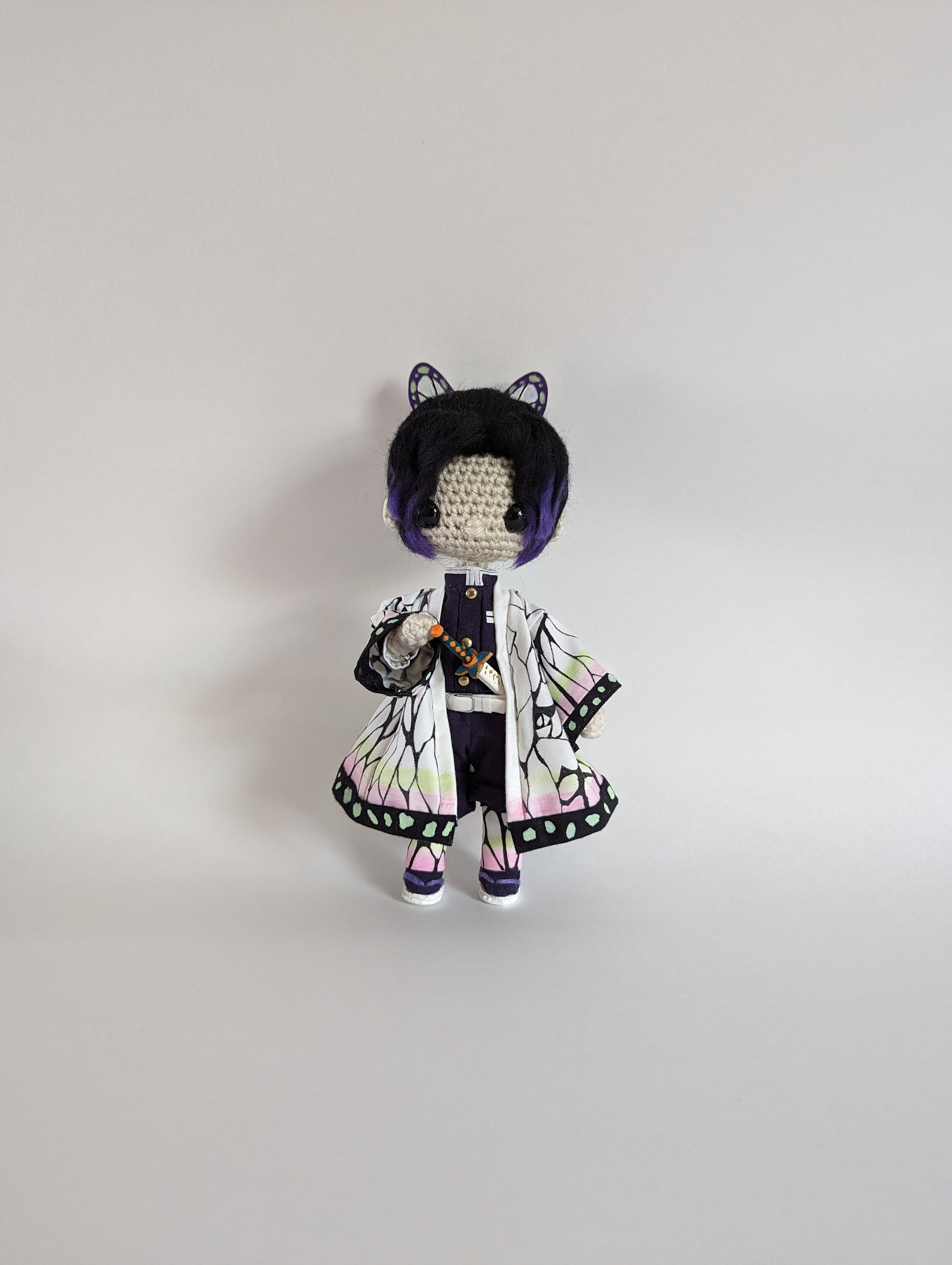 Candi Doll Mattel Cheveux Noirs Longs + 2 Kimonos - OOAK 2021 - Pour Adulte Collectionneur