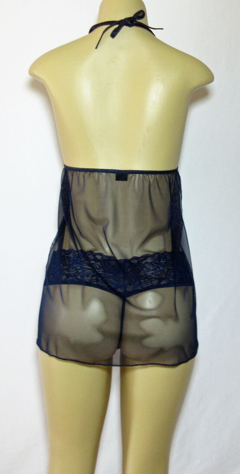 New York Yankees Navy Blue Sexy Lace Babydoll St w/ G-String | Etsy