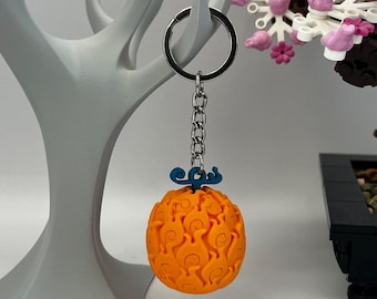 Mera Mera no Mi Keychain: One Piece Ace & Sabo Inspired 3D Printed Keyring