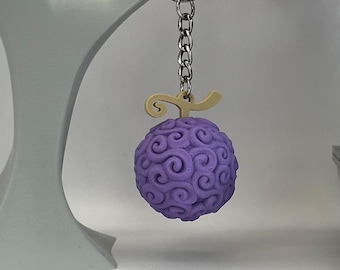 Gomu Gomu no Mi Keychain: 3D Printed One Piece Devil Fruit