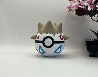 Togepi Pokéball Display - 3D gedruckter Monsterball