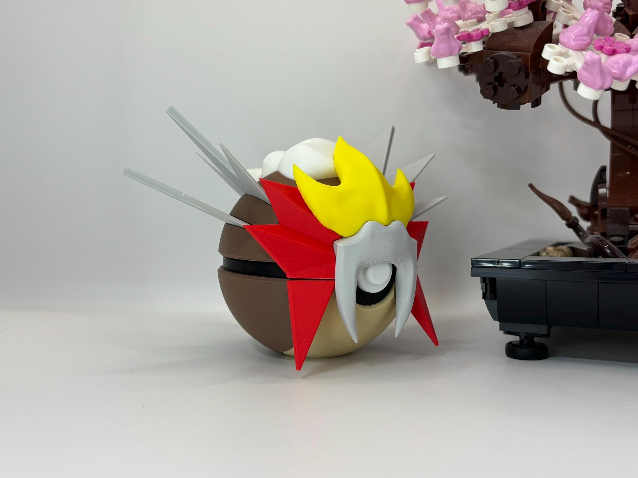 Entei Ball Entei Pokéball Display – 3D Printed Monster Ball - Etsy