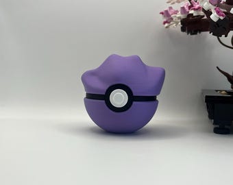 Ditto Pokéball Display – 3D Printed Monster Ball | Regular & Shiny Variants