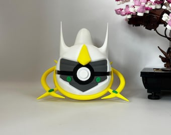 Arceus Pokéball-display – 3D-geprinte monsterbal | Standaard en kleurvarianten (plaat)