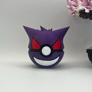 Gengar Pokéball Display – 3D Printed Monster Ball | Different Variants
