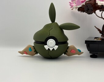 Trubbish Monster Ball Display | 3D Printed Fan Art, Gaming Room Decor, Collectible