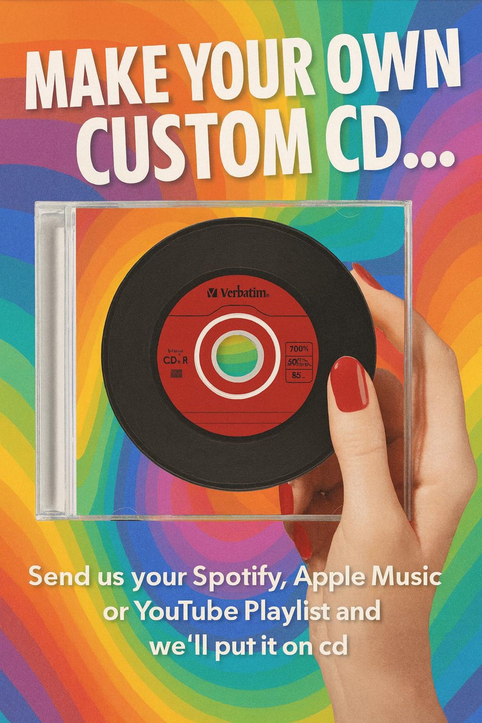 Custom Mixtape CD, Personalized Playlist, Music Mix (80 Min) - Etsy