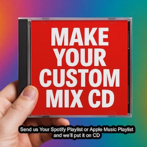 Tu lista de reproducción personalizada grabada en un CD de música, CD de mezclas, CD de mixtape personalizado, CD Mixtape, cinta mixta, CD personalizado personalizado - mixtape