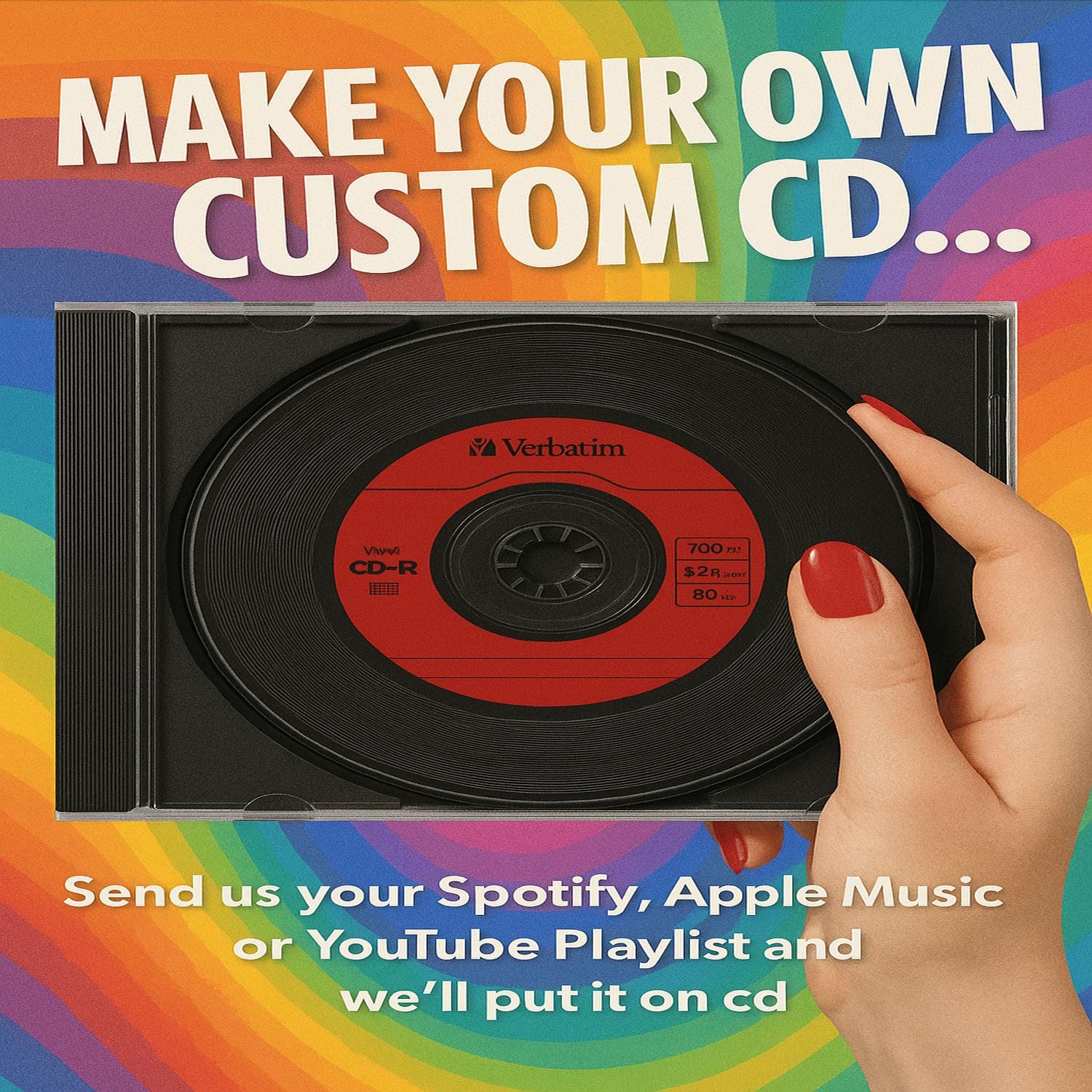 Custom Mixtape CD, Personalized Playlist, Music Mix (80 Min) - Etsy