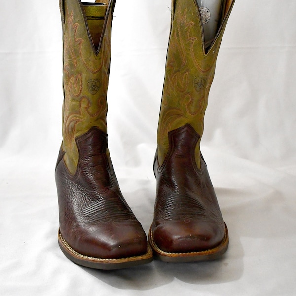 mens tan suede cowboy boots