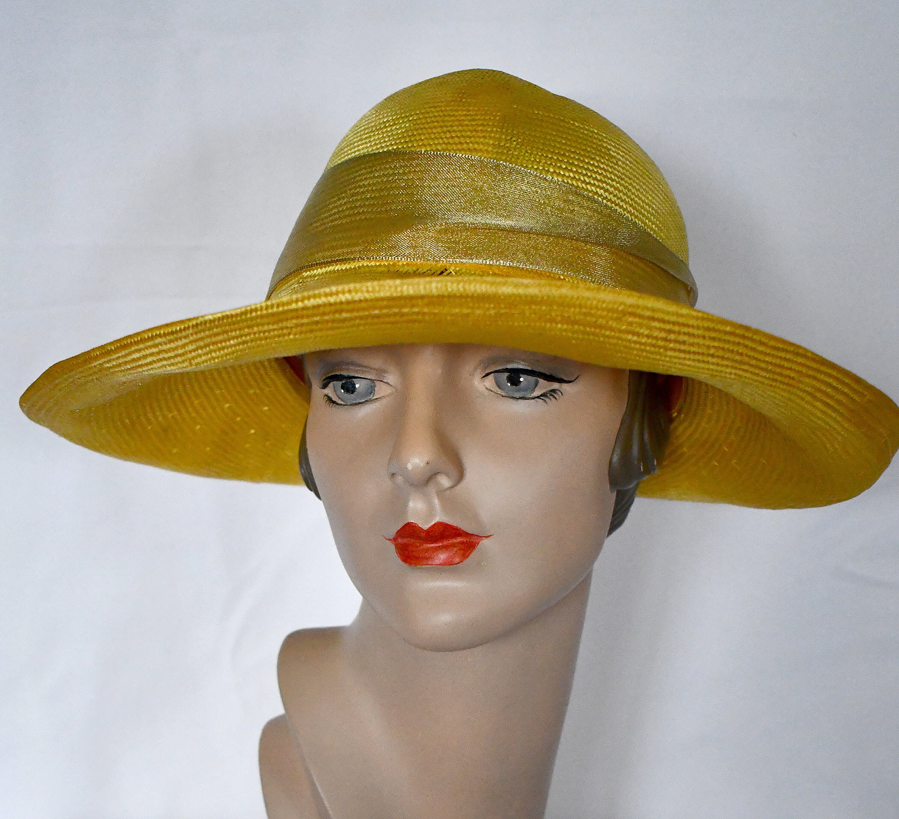 Sun Hat With Ribbon Vintage - Etsy