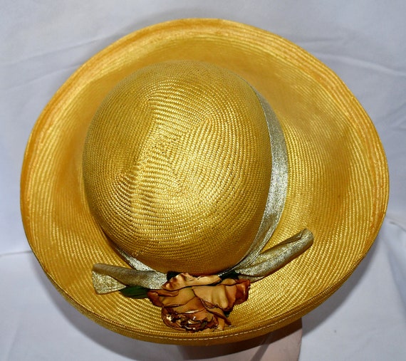 Mushroom - Yellow Woven Sunhat main image 0