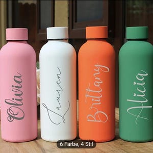 Personalized water bottles