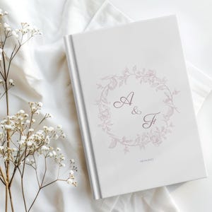 2 Vow Books - Hard Cover Wedding Ceremony or Elopement Vow Booklets, Luxury Speech Notebook, Engagement Gift for Bride Groom, Couple Vows