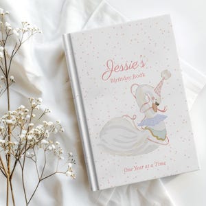 Personalized Ballerina Mouse Birthday Journal: Baby Keepsake Book