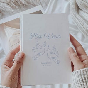 Personalized Engagement Journal: French Toile Wedding Vow Book