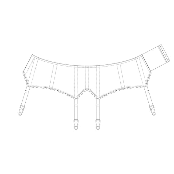 garter belt drawing 56 Garter Belt High Res Illustrations - Getty Images main image 1