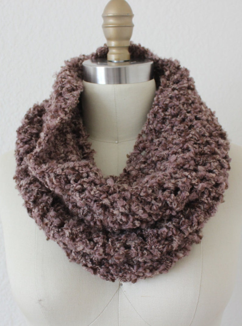 Tube Cowl Lavender Knit image 5