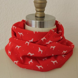 Fabulous Dog Graphic Print Infinity Scarf