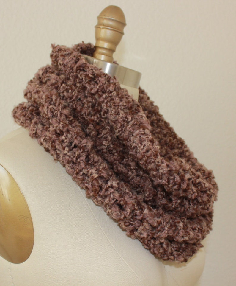 Tube Cowl Lavender Knit image 4