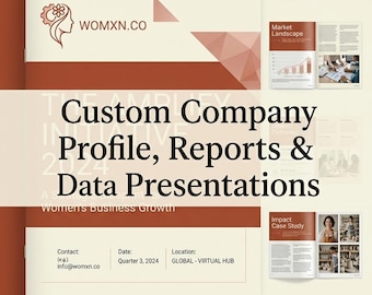 Custom Business Presentation Design | Custom Company Profile, Reports & Data Presentations