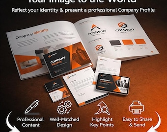 Custom Business Presentation Design | Company Profile, Reports & Data Presentations