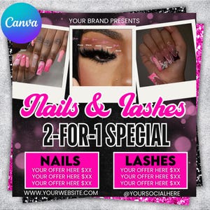 Nail Flyer DIY Nail Tech Flyer Nail Special Deal Flyer Nail Flyer Bookings Nail Tech Booking Flyer Nail Book Now DIY Nail Deal Booking Flyer