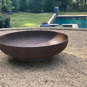 Metal fire pit huge fire pit large fire pit backyard outdoor fire place fire pit table steel fire bowl