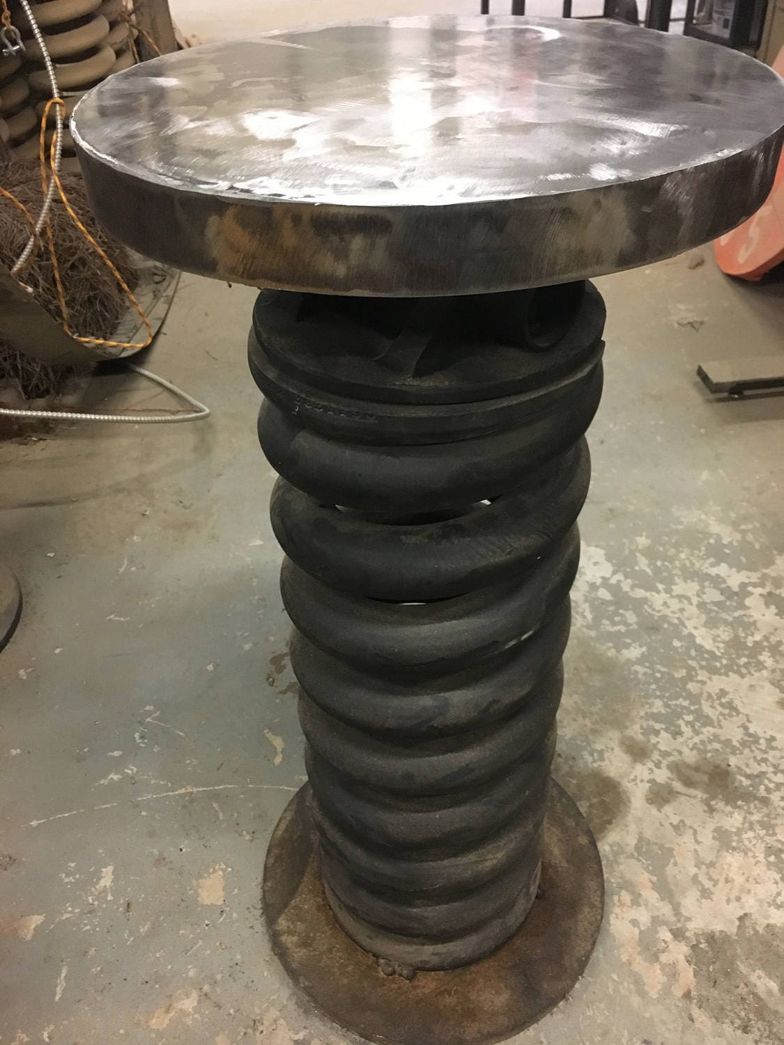 Industrial coil stool deals