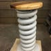 Coil Spring Bar Stool Swivel Seat in Steel, Wood, or Upholstered With ...