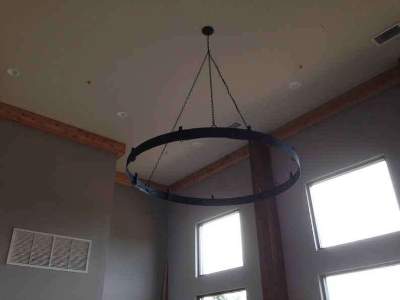 Metal chandelier hoop in 48 60 or 72 diameter Etsy